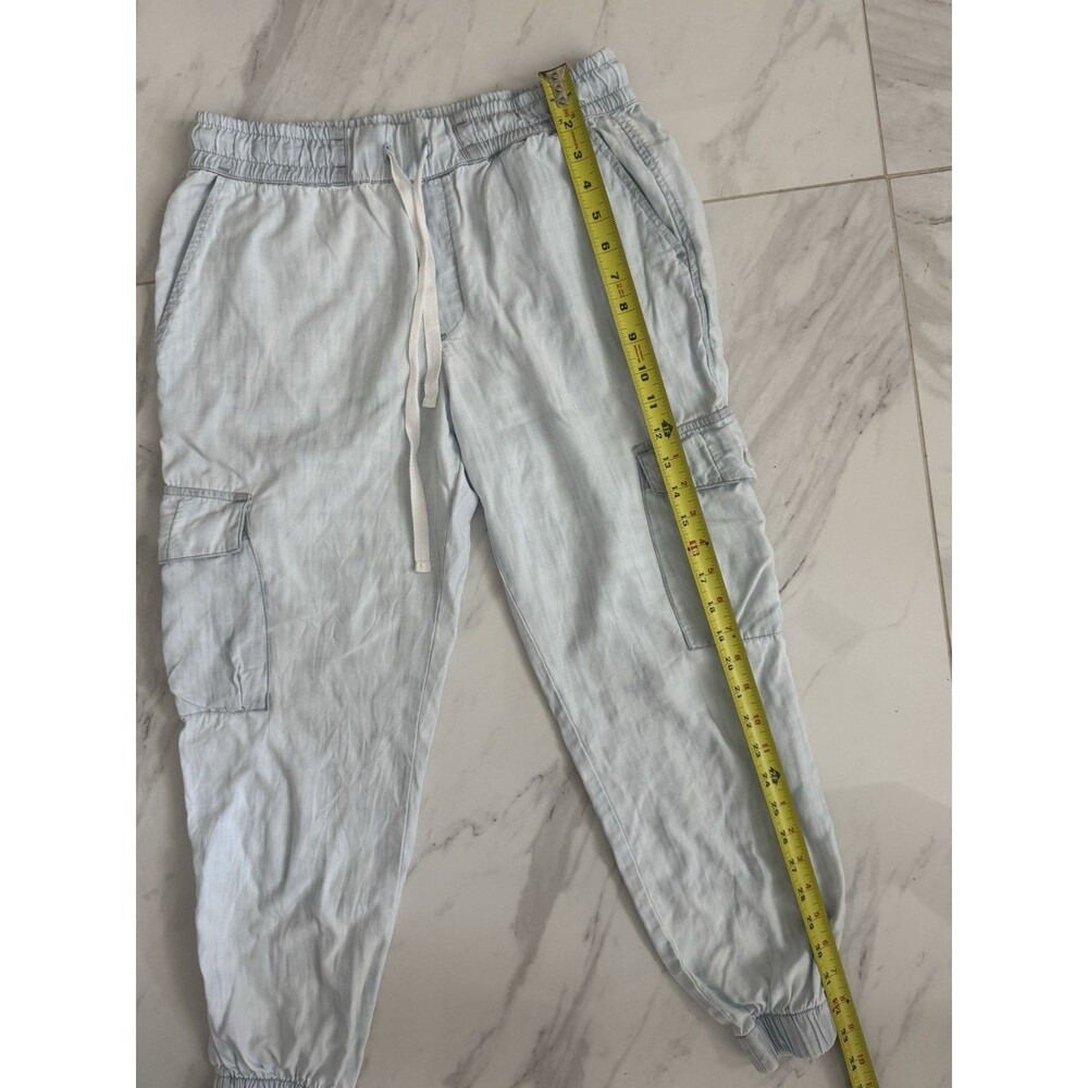 Bella Dahl Women’s Light Blue Tencel Jogger Pants S - Picture 3 of 11